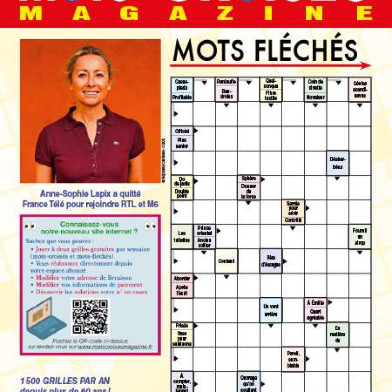 MOTS CROISES MAGAZINE - MOTS FLECHES 